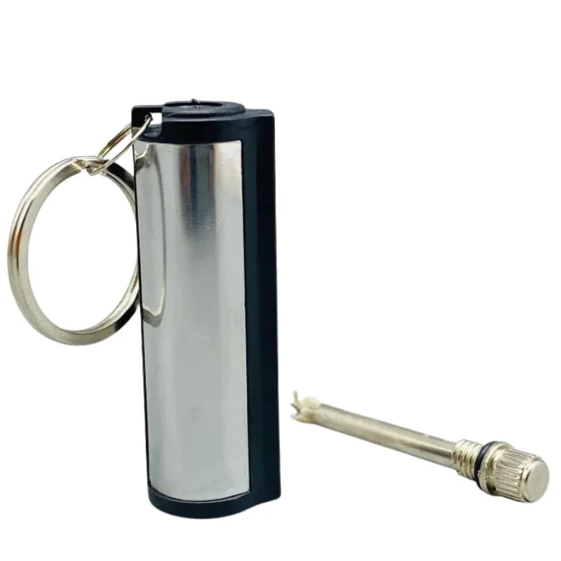 Permanent Match Striker Flint Stone Lighter with Keychain YMDS