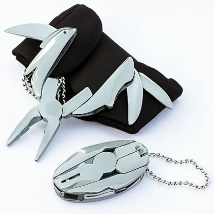 Stainless Steel Outdoor Portable Multitool Plier Knife YMDS