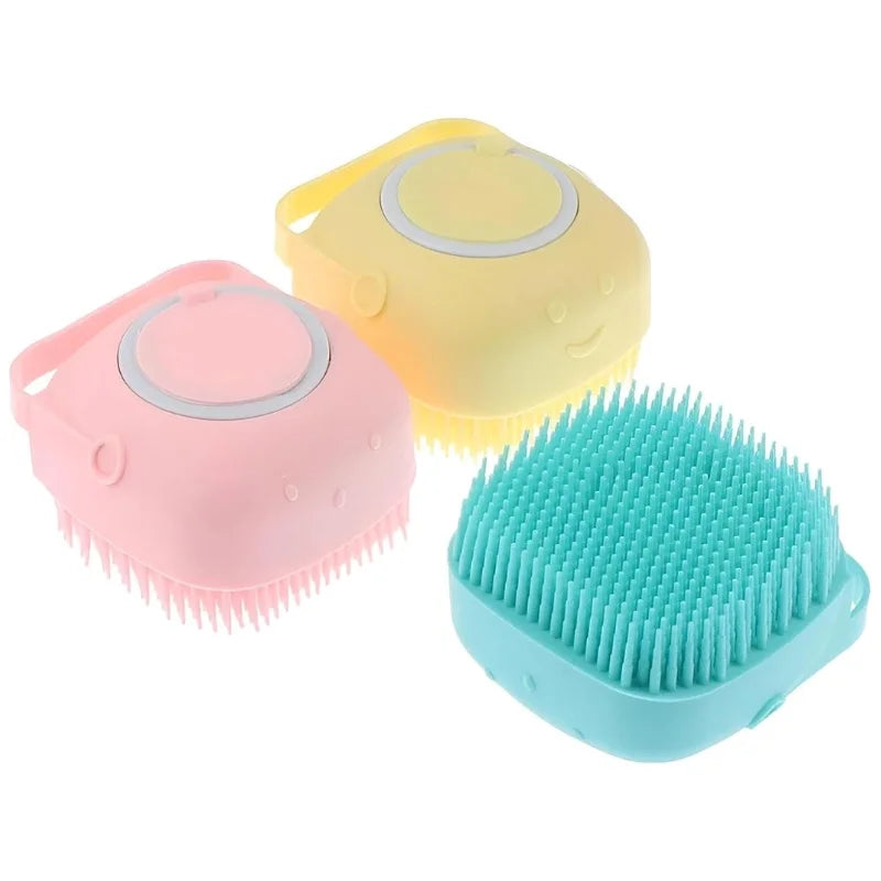 Soft Silicone Bath Brush with Hooks YMDS