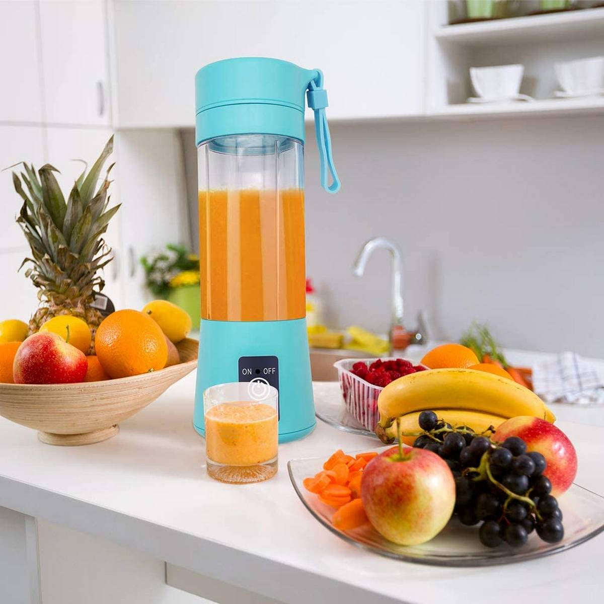 Portable 6-Blade USB Rechargeable Juicer Blende YMDS