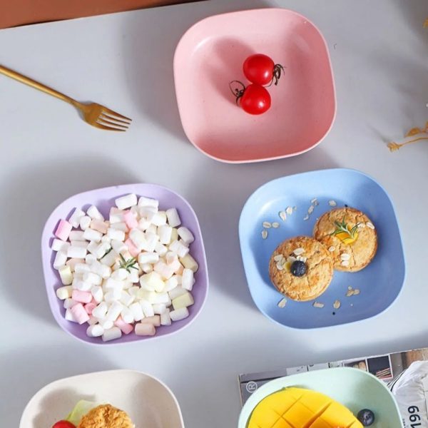 Food Grade Plastic Household Dining Plates YMDS