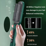 Hair Straightener Brush & Styler YMDS