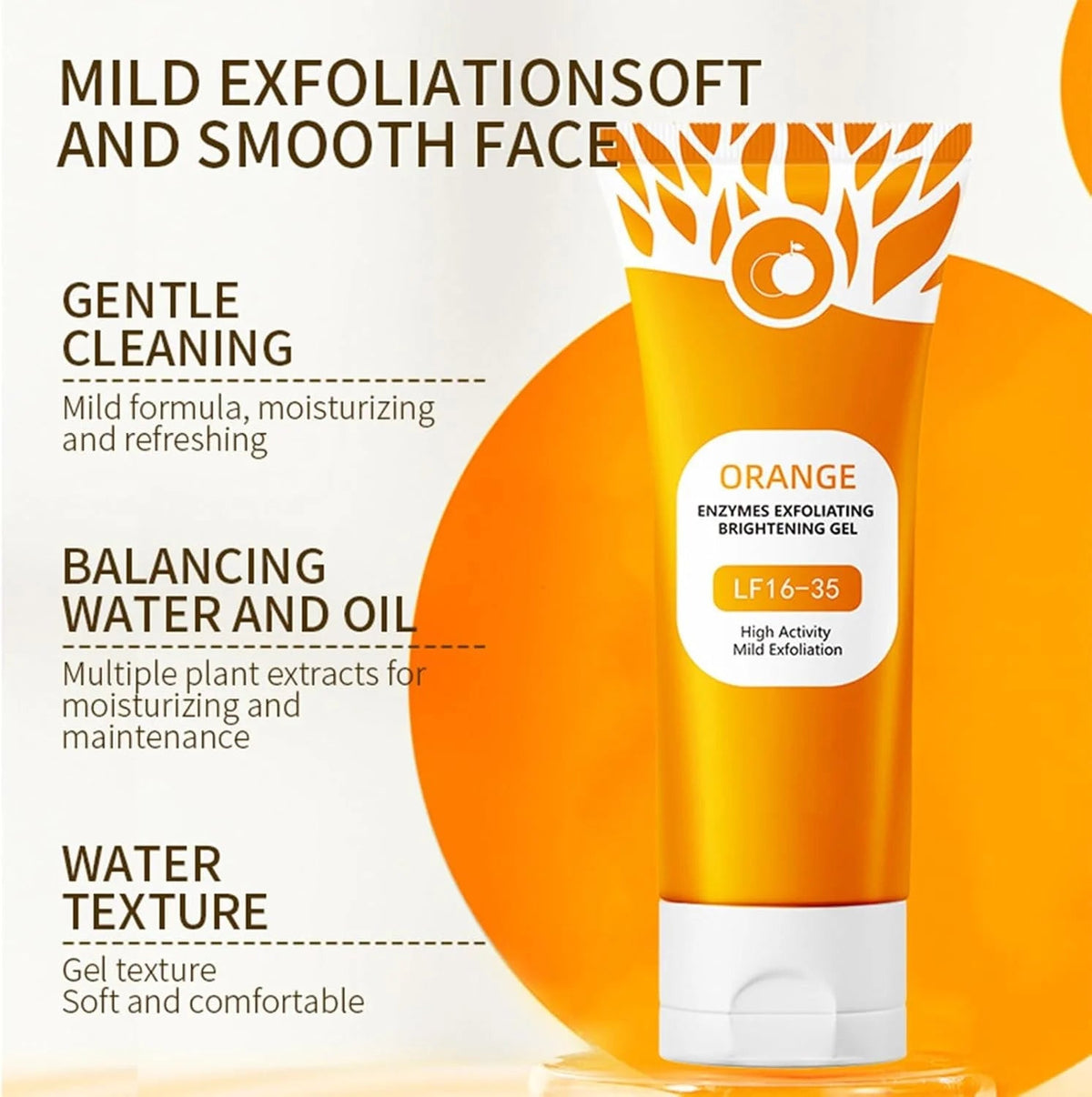 Orange Enzymes Exfoliating Brightening Gel LF16-35 YMDS