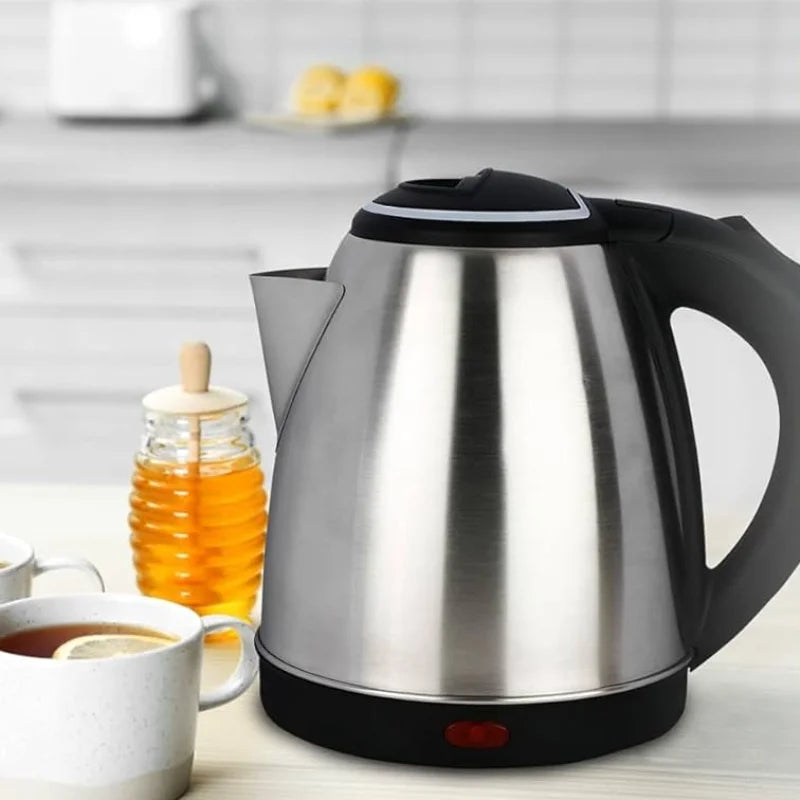 RAF KT-200 Automatic Electric Kettle 2 Liter Stainless Steel Cordless 1500W with Overheat Protection YMDS