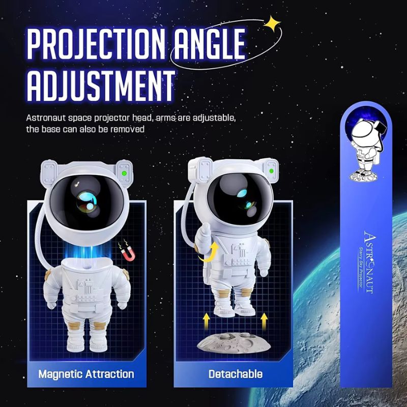 Astronaut Star Projector Night Light YMDS