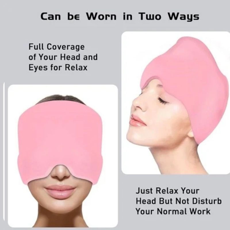 Headache Relief Gel Cap Hot Cold Therapy YMDS