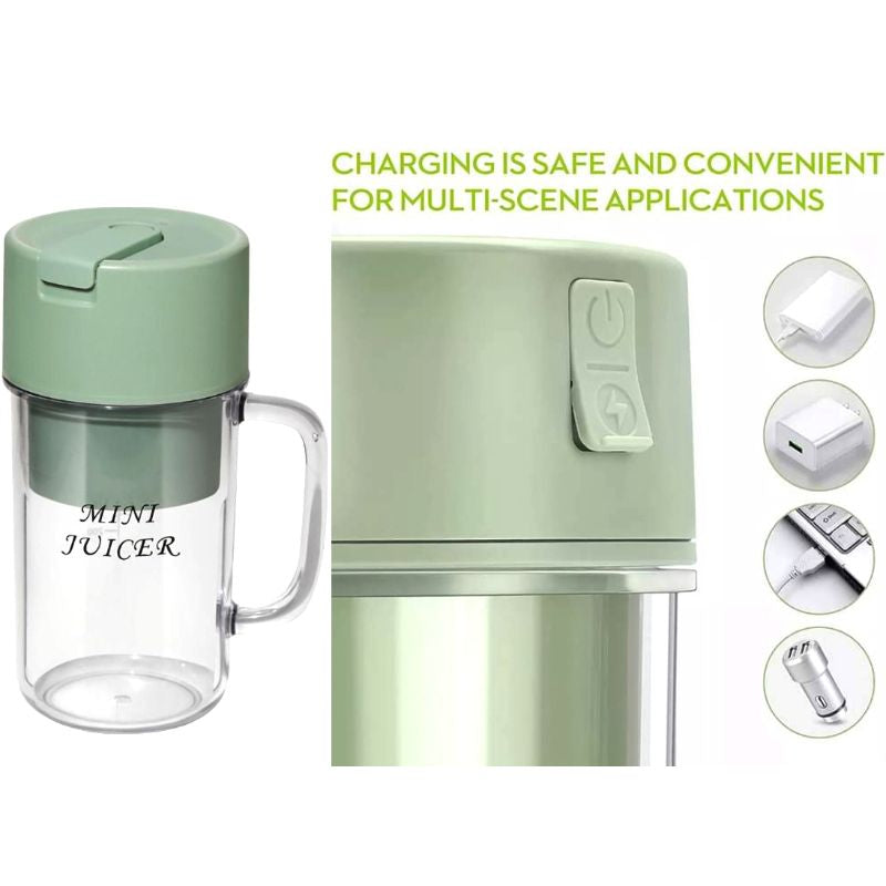 Crusher Juicer 2-in-1 Mini Portable Blender YMDS
