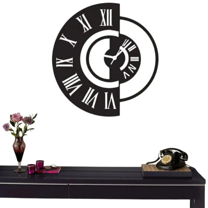 3D DIY Wooden Wall Clock YMDS