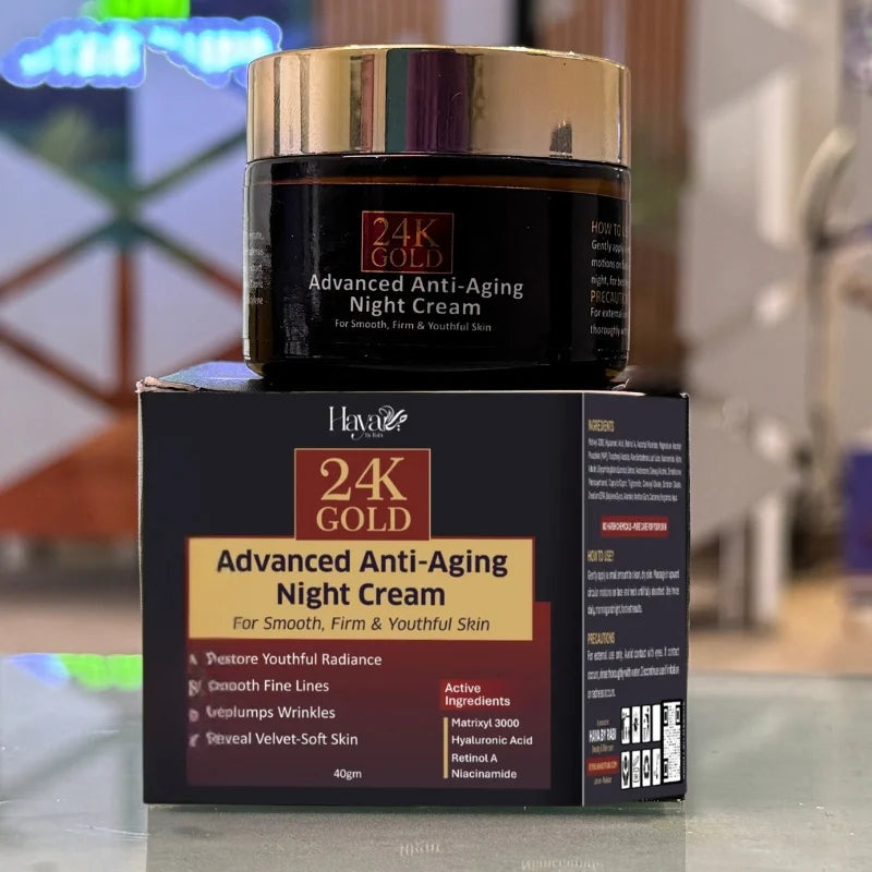 Haya 24K Gold Advanced Anti-Aging Night Cream YMDS