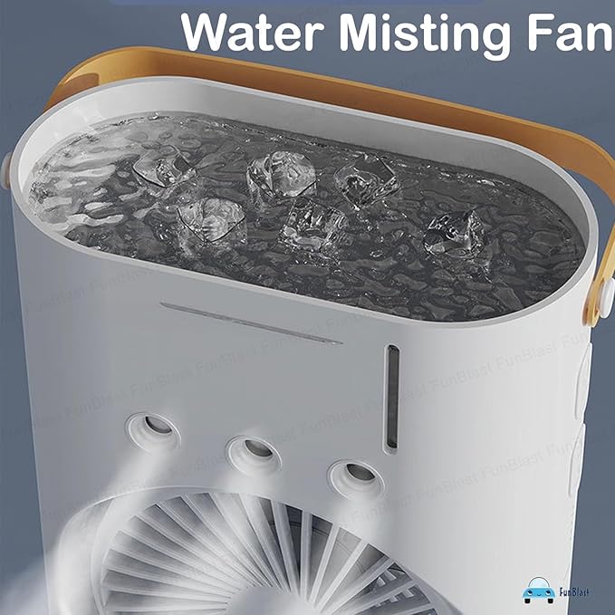 Mini Double Head Mist Fan with LED Light & Humidifier YMDS