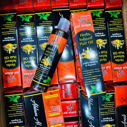 Alif Ahlam Herbs Infused Hair Oil YMDS