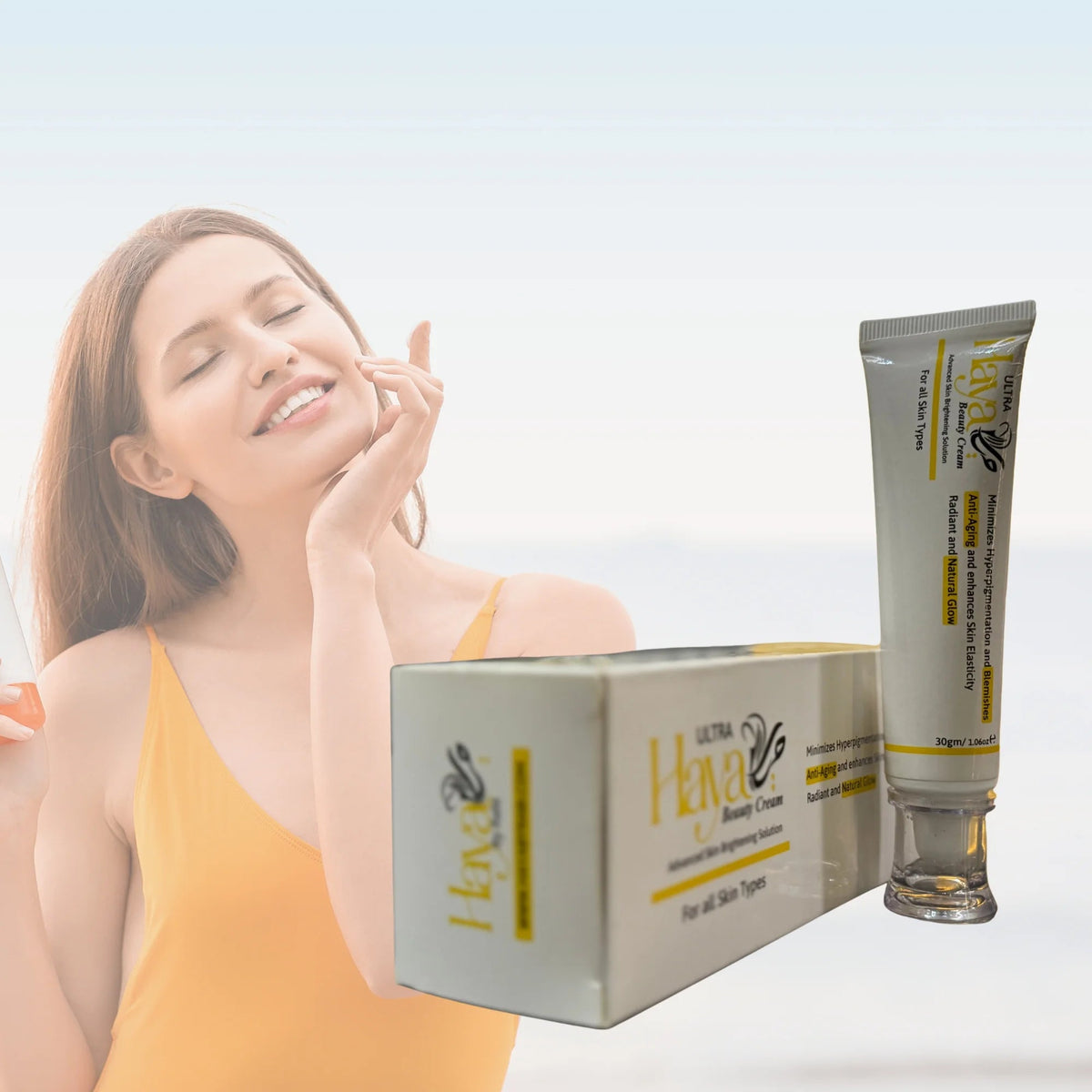 Haya Ultra Beauty Cream | Advanced Skin Brightening Solution for All Skin Types 30gm YMDS