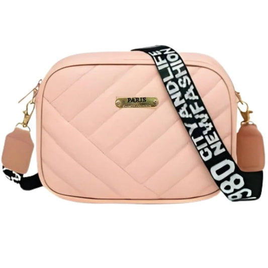 Pink Leather Handbag for Girls & Women YMDS