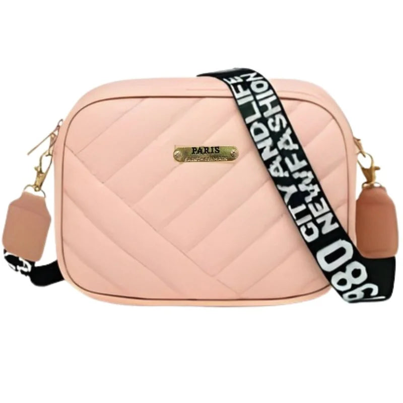 Pink Leather Handbag for Girls & Women YMDS
