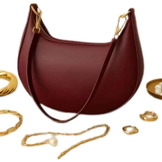 Maroon Luxury Fashion Hand Bag for Girls & Ladies YMDS