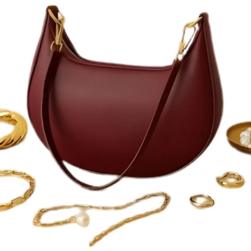 Maroon Luxury Fashion Hand Bag for Girls & Ladies YMDS