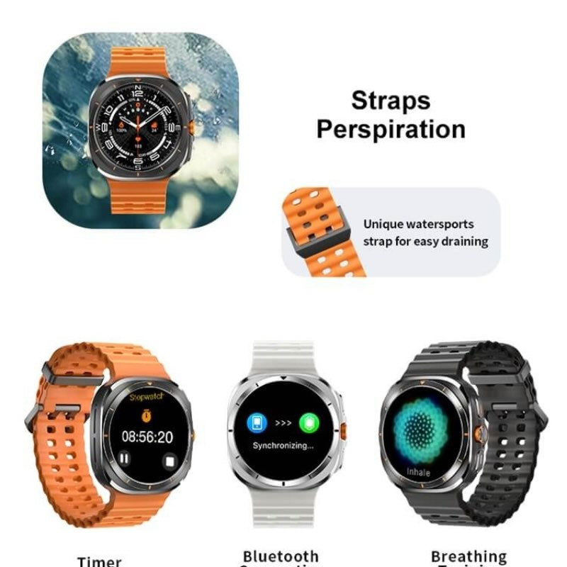 TF7 Ultra Smart Watch | Metal Body, AMOLED Display YMDS