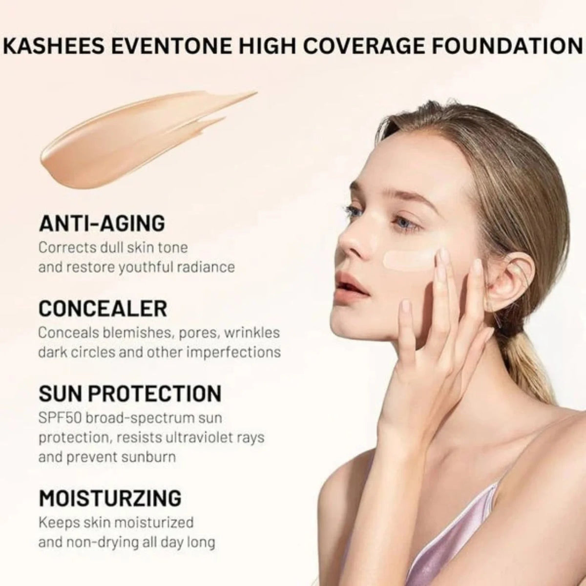Kashees Eventone Liquid Foundation YMDS