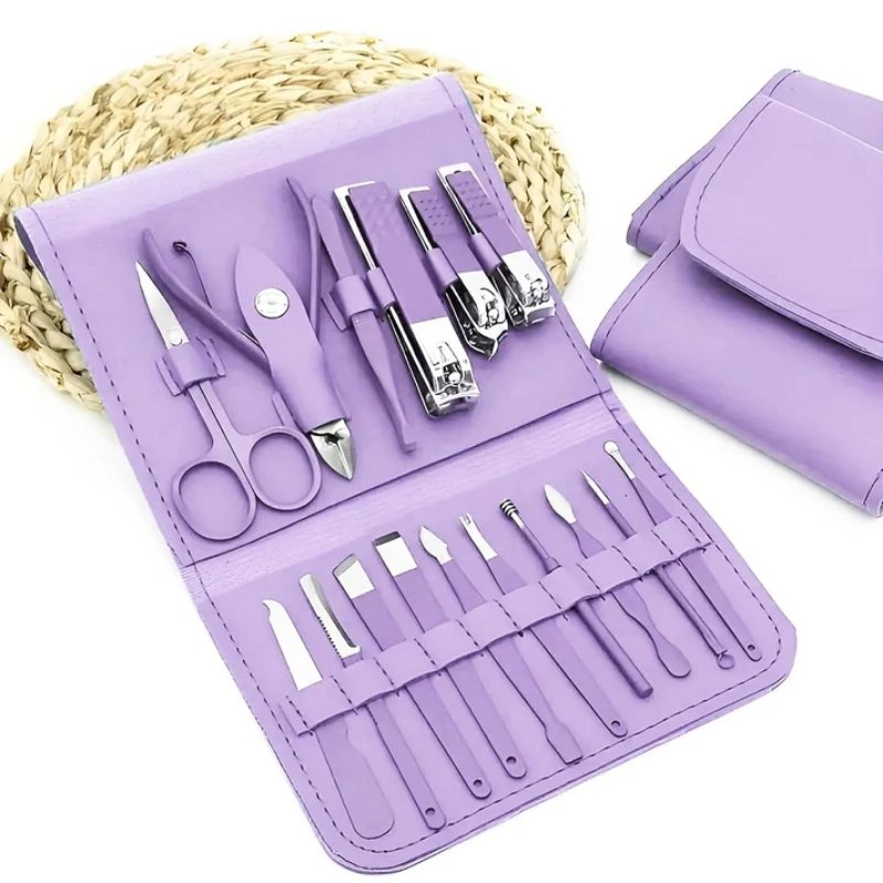 16 Pcs Stainless Steel Manicure & Pedicure Set YMDS