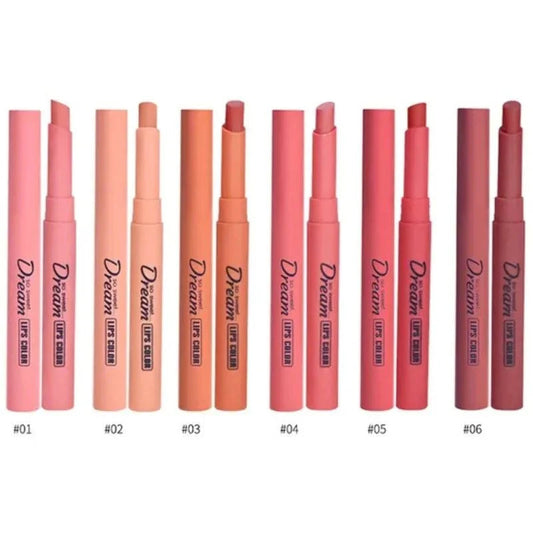 Hengfang Matte Dream Lipstick Set – 6-Piece YMDS