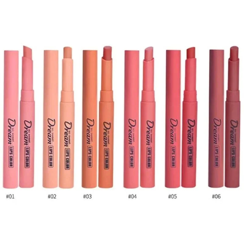Hengfang Matte Dream Lipstick Set – 6-Piece YMDS