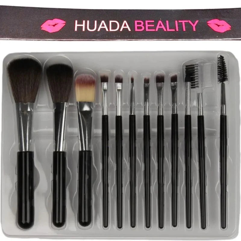 Huada Beauty Makeup Brush Set – 12-Piece