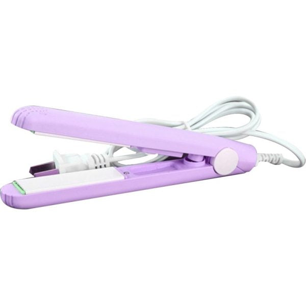 Mini Portable Ceramic Hair Straightener & Curler YMDS