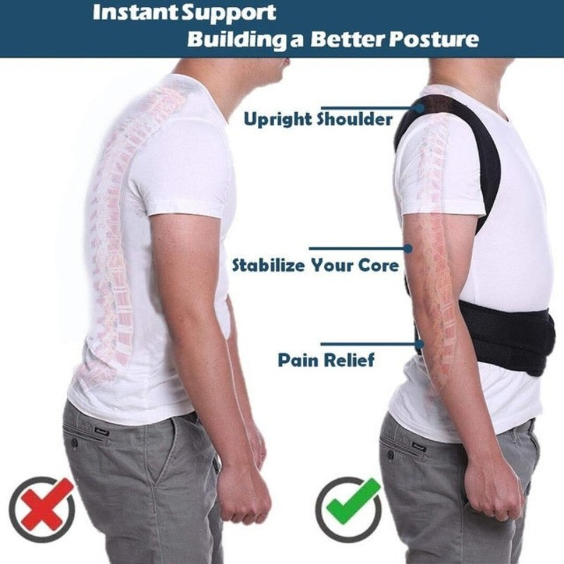 Back Pain Relief Posture Corrector Belt YMDS