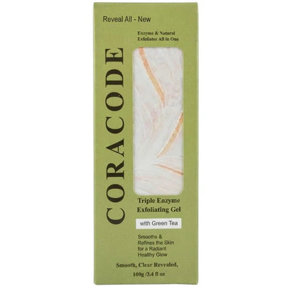 Coracode Triple Enzyme Exfoliating Gel With Green Tea YMDS