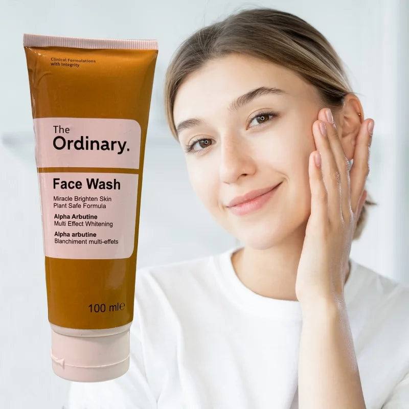 Ordinary Face Wash with Alpha Arbutin | Hydrating Cleanser for All Skin Types (100ml) YMDS