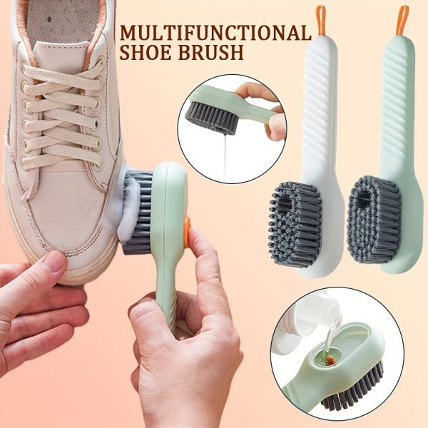 Shoe Brush with Liquid Dispensing YMDS