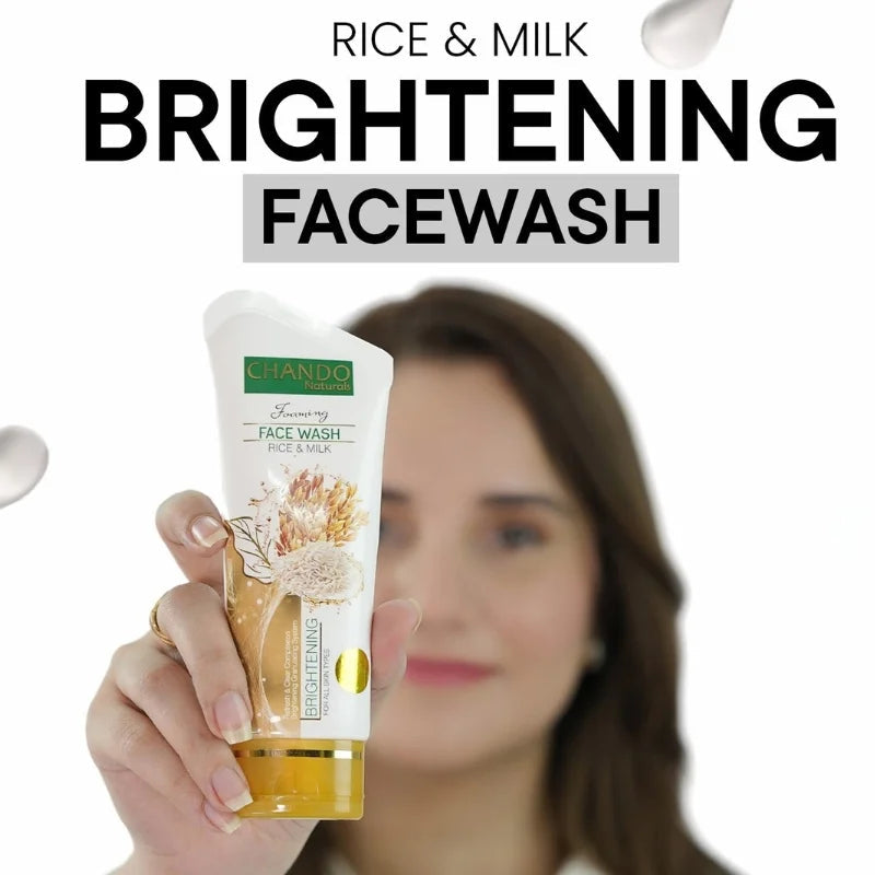 Face Wash | Chando Rice & Milk Brightening Face Wash 100ml YMDS