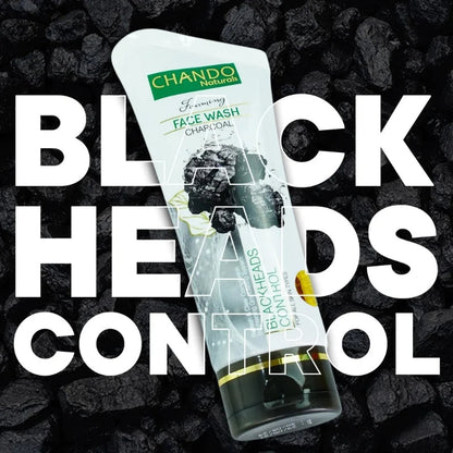 Chando Naturals Charcoal Blackheads Control Face Wash 100ml YMDS