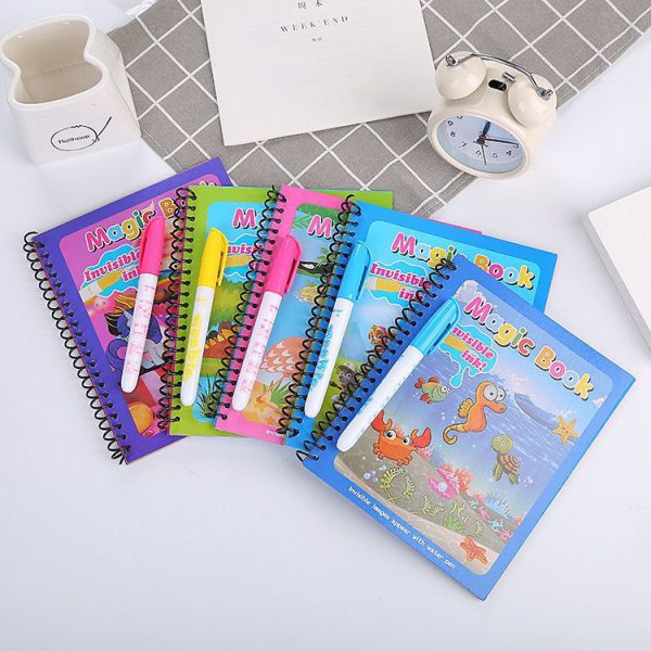 Magic Coloring Book with Water Pen Rida's Collection