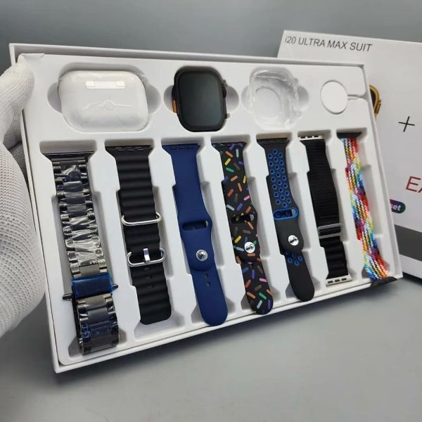 i20 Ultra Max Suit Smartwatch & Earbuds Combo YMDS
