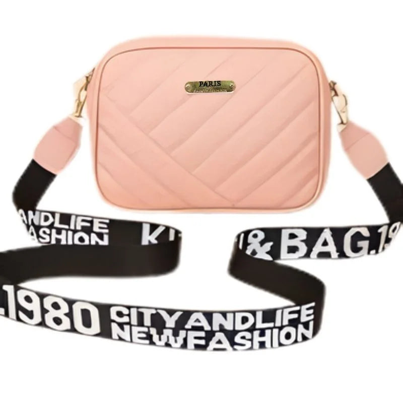 Pink Leather Handbag for Girls & Women YMDS