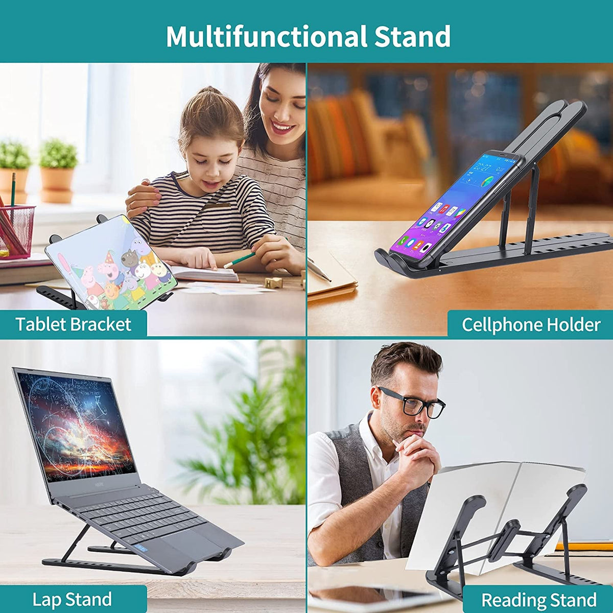 Plastic Foldable & Portable Laptop Stand YMDS