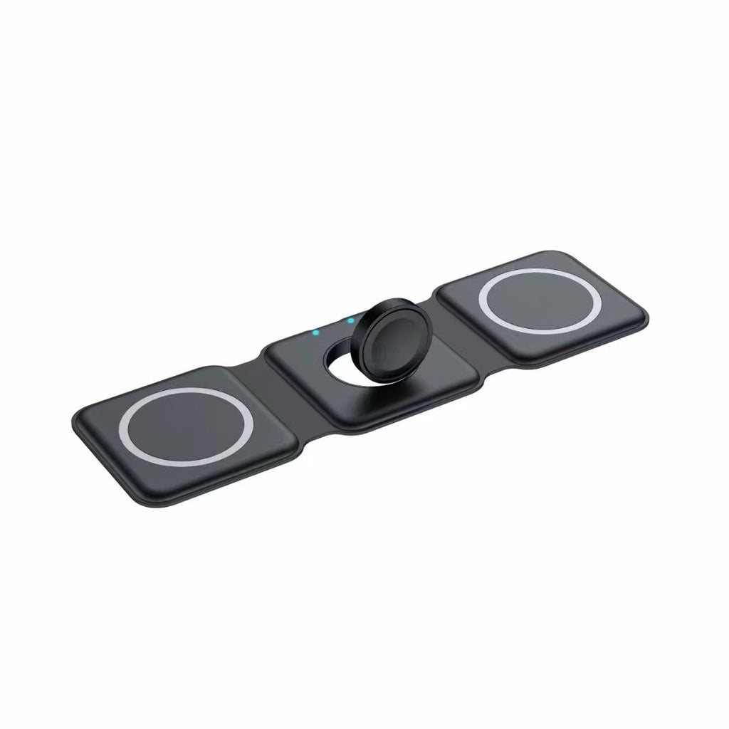 3-in-1 Foldable Magnetic Wireless Charger 15W YMDS