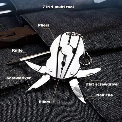 Stainless Steel Outdoor Portable Multitool Plier Knife YMDS