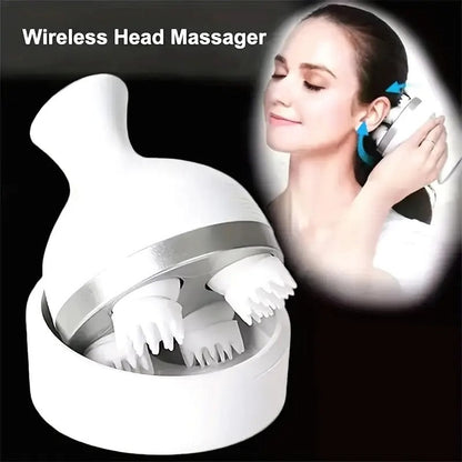 Electric Scalp Massager with 4 Clusters YMDS