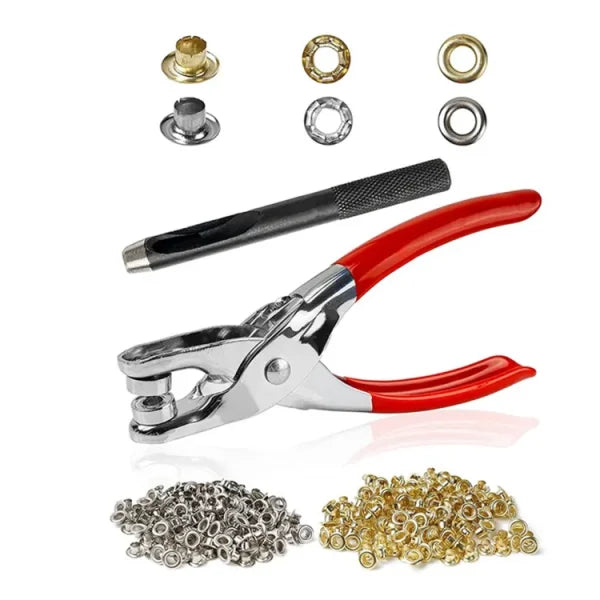 Metal Hand Press Tich Button Fixer Machine with 25 Snap Buttons YMDS