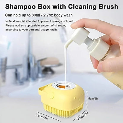 Soft Silicone Bath Brush with Hooks YMDS