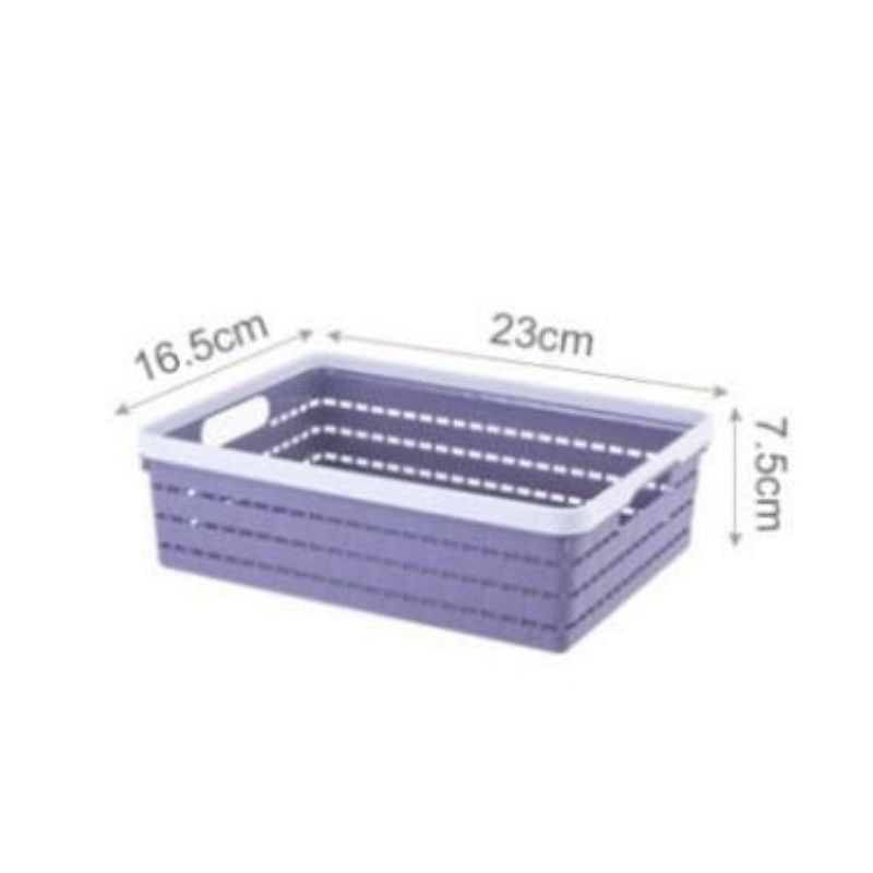 Multi-Purpose Woven Plastic Storage Basket YMDS