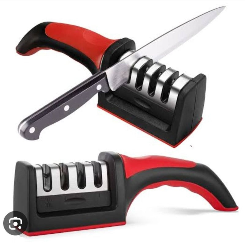 3-in-1 Knife Sharpener Set with Ceramic Peeler | 3-Stage Blade Restorer YMDS