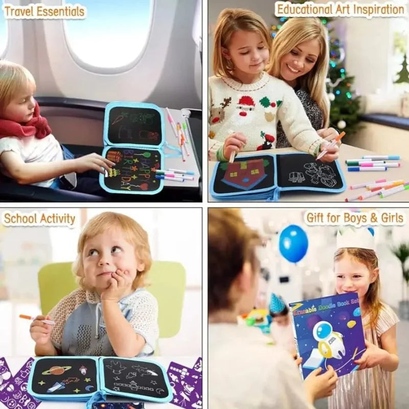 Erasable Doodle Drawing Book for Kids YMDS