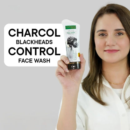 Chando Naturals Charcoal Blackheads Control Face Wash 100ml YMDS