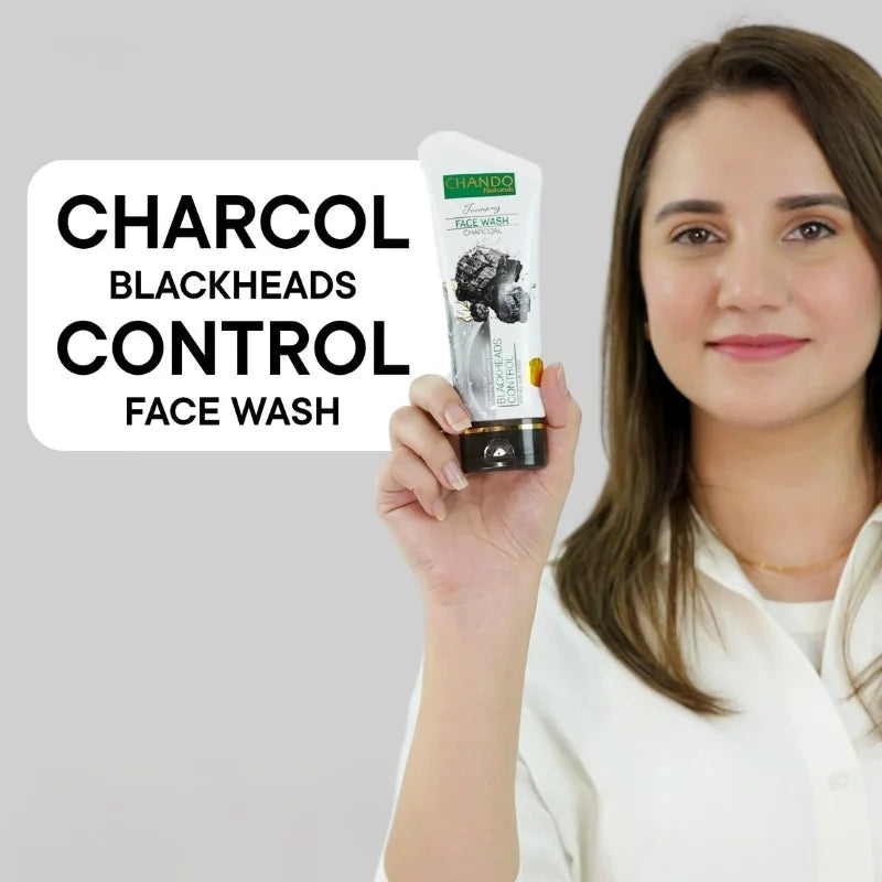 Chando Naturals Charcoal Blackheads Control Face Wash 100ml YMDS