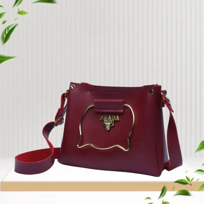 White Elegant Cat Handle Handbag for Girls & Ladies YMDS