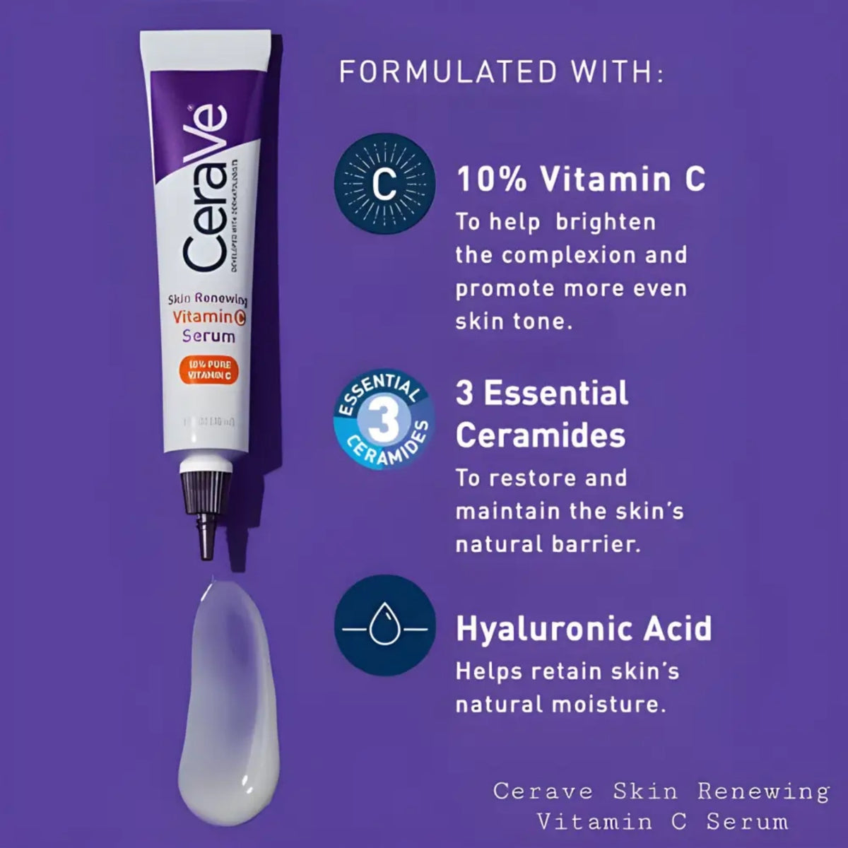 CeraVe Skin Renewing Vitamin C Serum 30ml YMDS