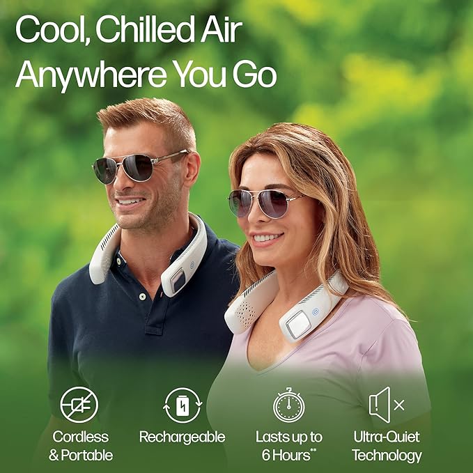Arctic Air Freedom Wearable Neck Fan & Air Purifier YMDS